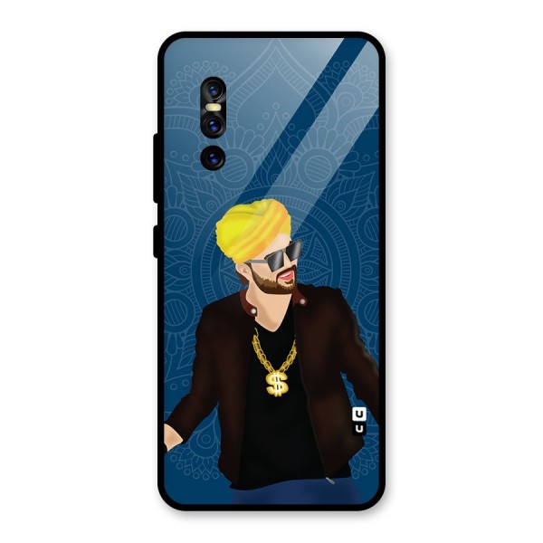 Indie Pop Illustration Glass Back Case for Vivo V15 Pro