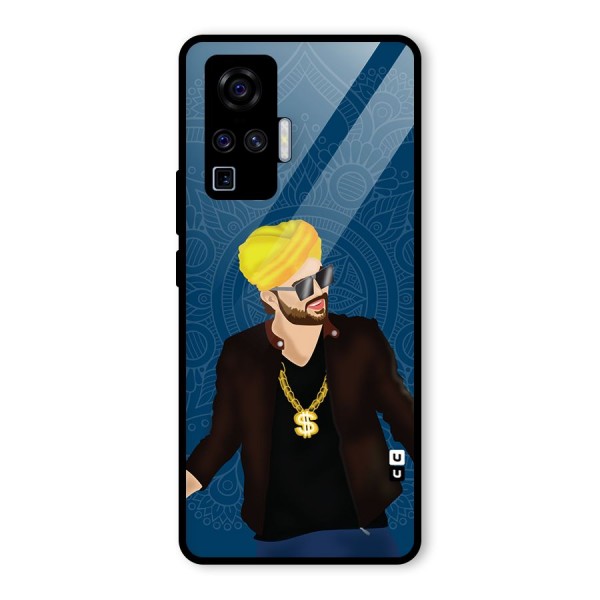 Indie Pop Illustration Glass Back Case for Vivo X50 Pro