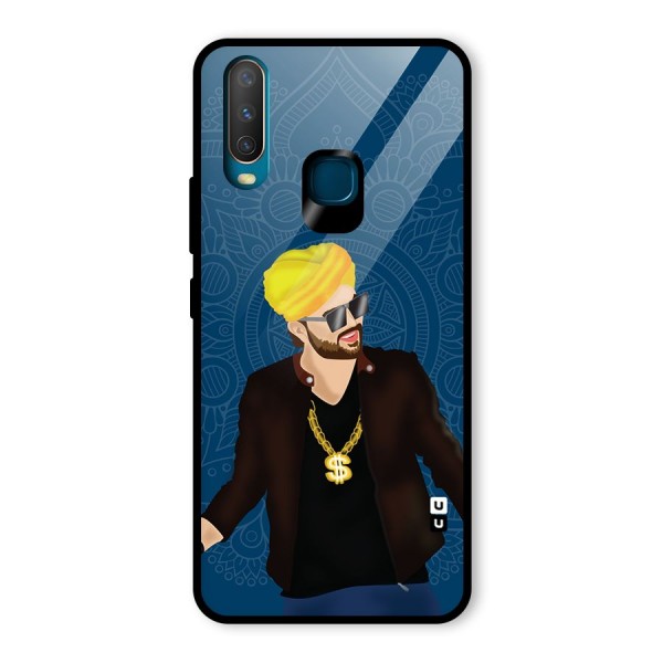 Indie Pop Illustration Glass Back Case for Vivo Y12