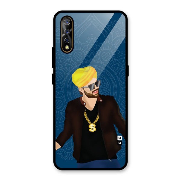 Indie Pop Illustration Glass Back Case for Vivo Z1x