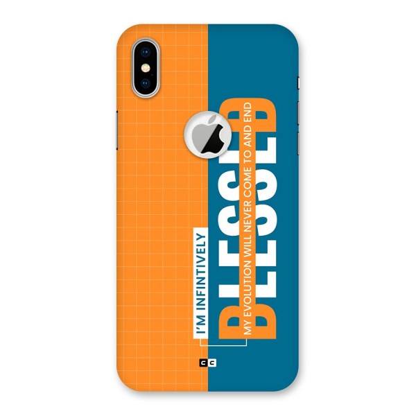 Infinite Blessed Back Case for iPhone XS Logo Cut