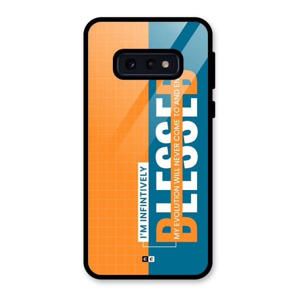 Infinite Blessed Glass Back Case for Galaxy S10e