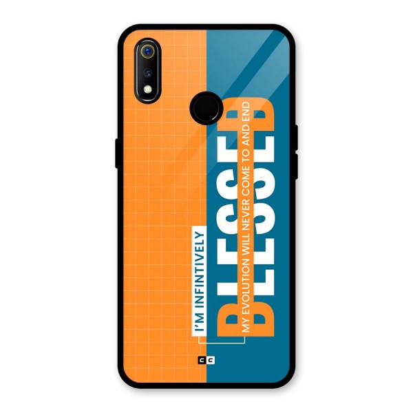 Infinite Blessed Glass Back Case for Realme 3