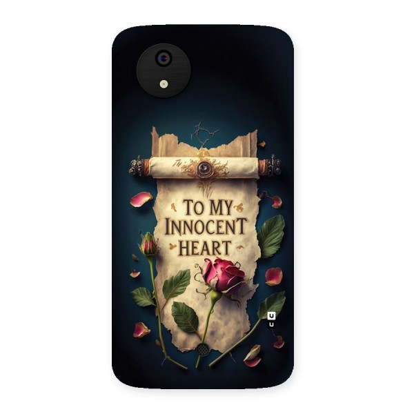 Innocence Of Heart Back Case for Canvas A1  AQ4501