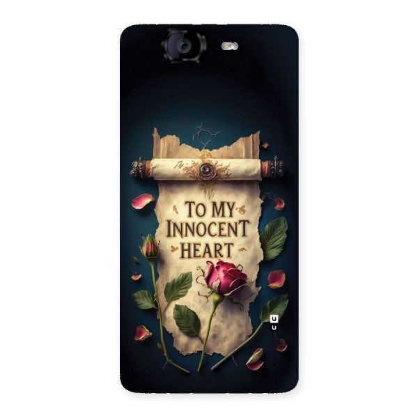 Innocence Of Heart Back Case for Canvas Knight A350