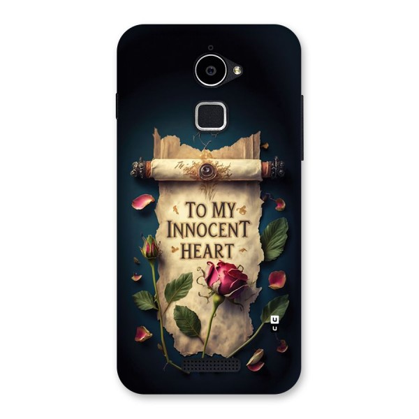 Innocence Of Heart Back Case for Coolpad Note 3 Lite