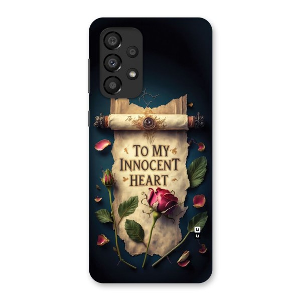 Innocence Of Heart Back Case for Galaxy A33 5G