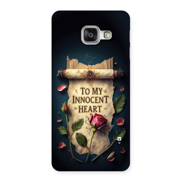 Innocence Of Heart Back Case for Galaxy A3 (2016)