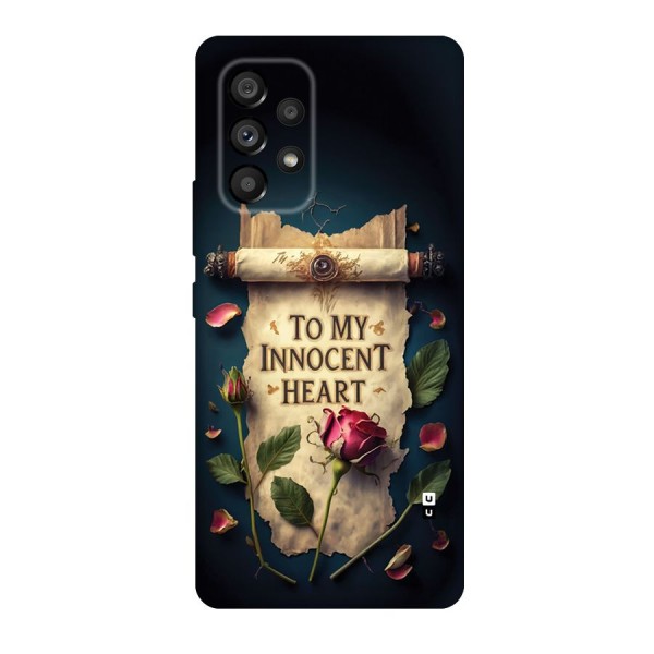 Innocence Of Heart Back Case for Galaxy A53 5G