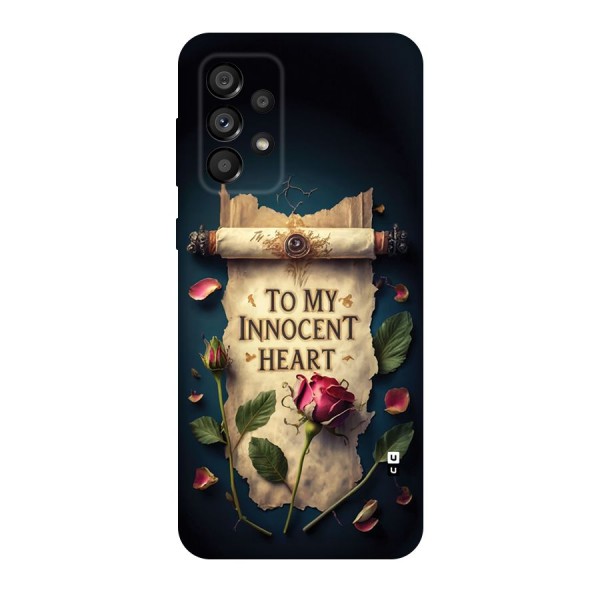 Innocence Of Heart Back Case for Galaxy A73 5G