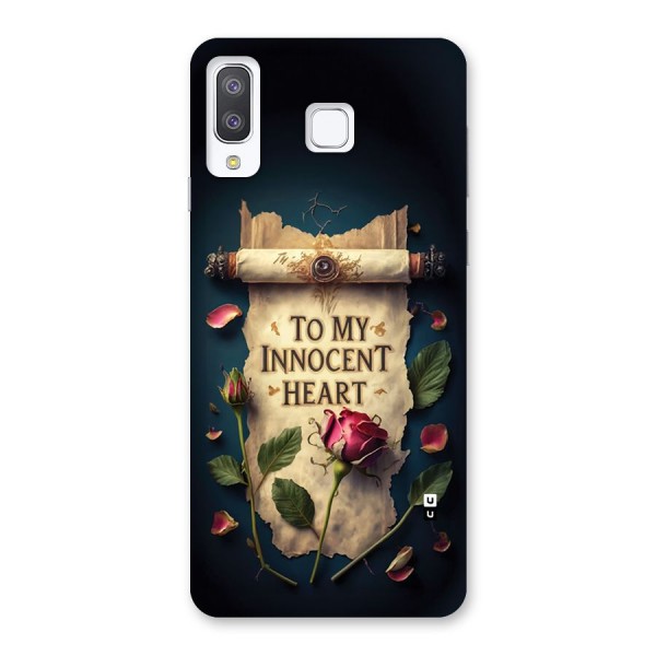 Innocence Of Heart Back Case for Galaxy A8 Star