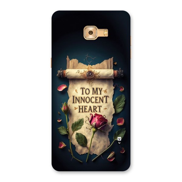 Innocence Of Heart Back Case for Galaxy C9 Pro