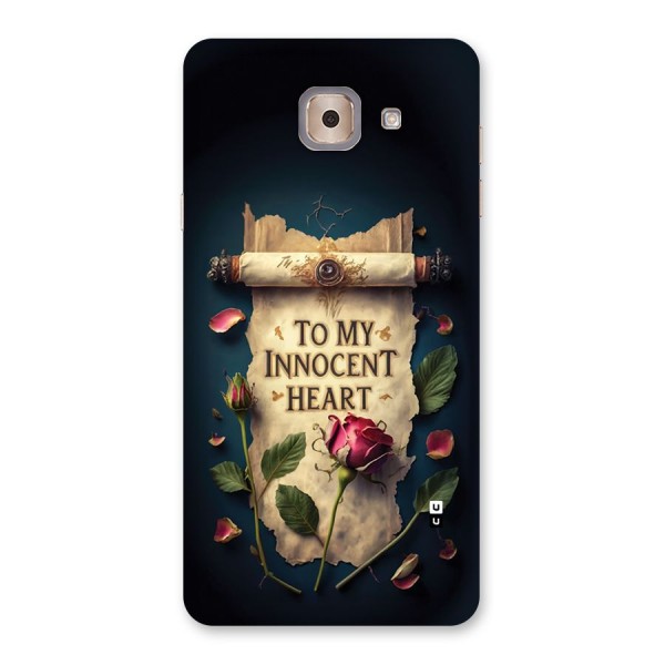 Innocence Of Heart Back Case for Galaxy J7 Max