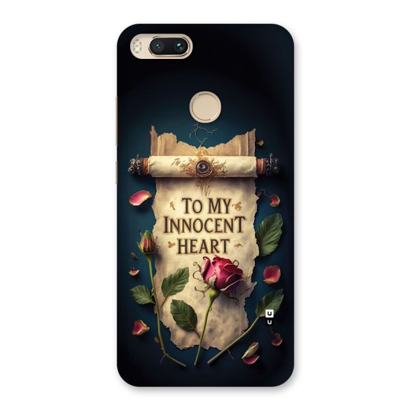 Innocence Of Heart Back Case for Mi A1