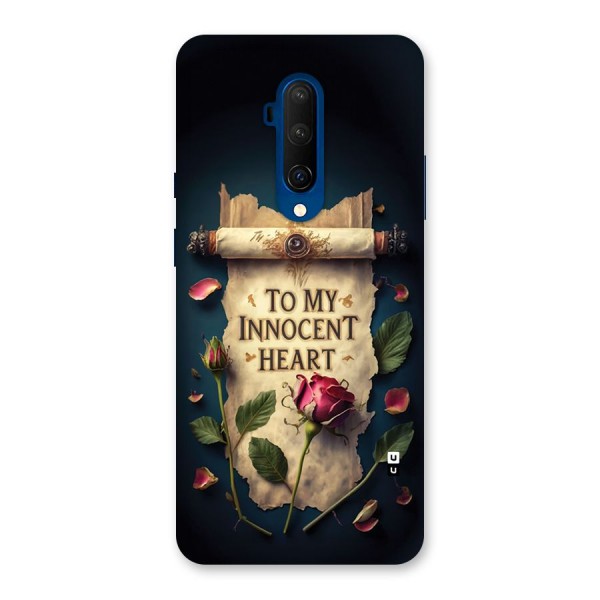 Innocence Of Heart Back Case for OnePlus 7T Pro