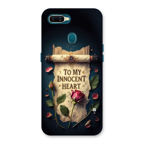 Innocence Of Heart Back Case for Oppo A12