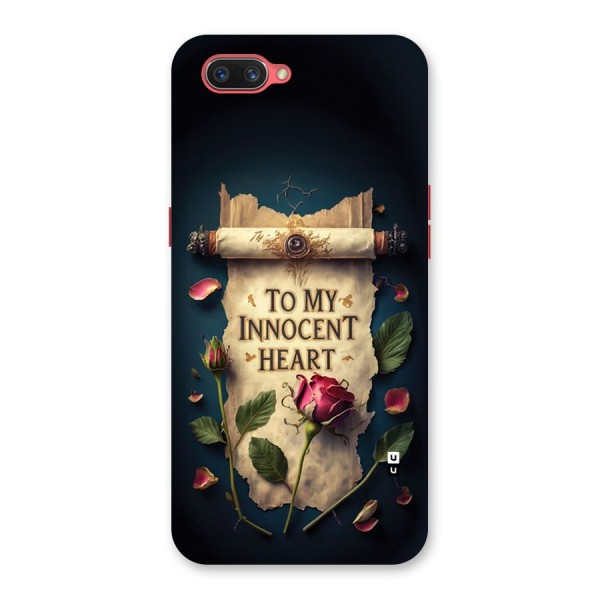 Innocence Of Heart Back Case for Oppo A3s