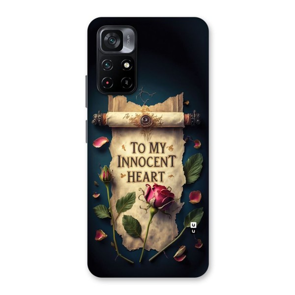 Innocence Of Heart Back Case for Poco M4 Pro 5G