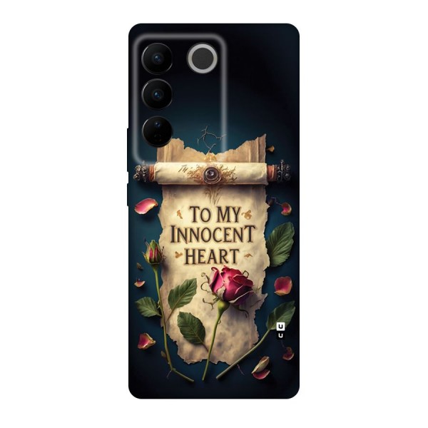 Innocence Of Heart Back Case for Vivo V27