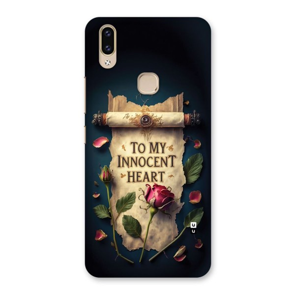 Innocence Of Heart Back Case for Vivo V9