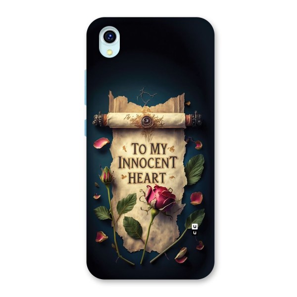 Innocence Of Heart Back Case for Vivo Y1s