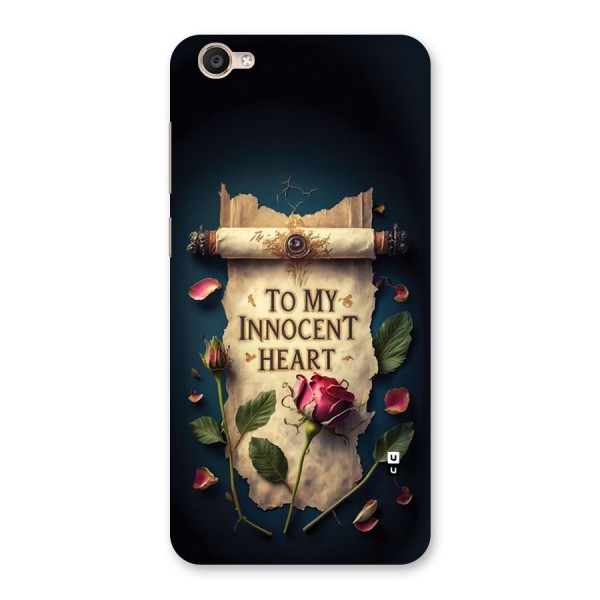 Innocence Of Heart Back Case for Vivo Y55s