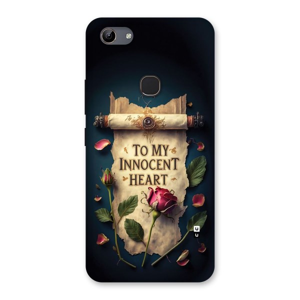 Innocence Of Heart Back Case for Vivo Y81