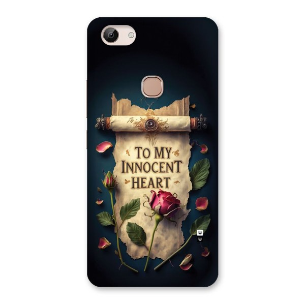 Innocence Of Heart Back Case for Vivo Y83