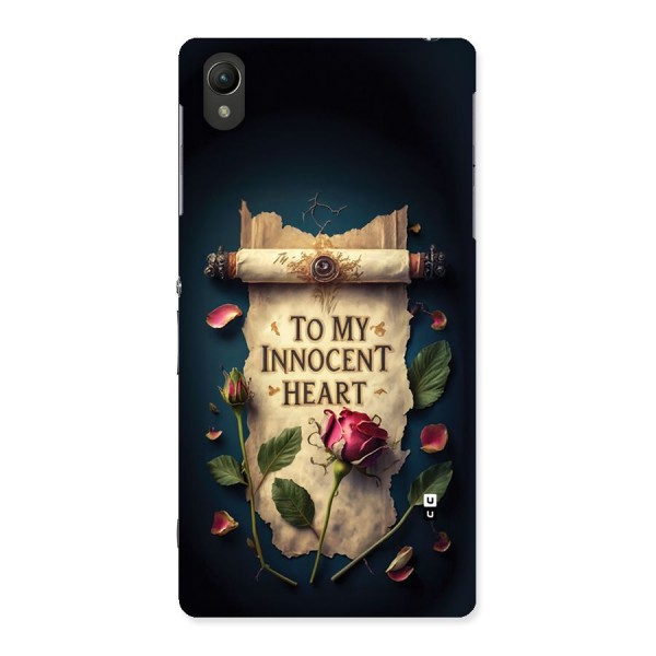 Innocence Of Heart Back Case for Xperia Z2