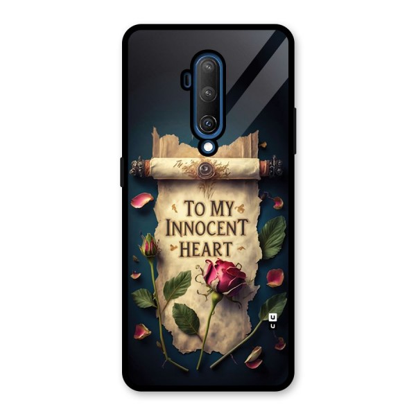 Innocence Of Heart Glass Back Case for OnePlus 7T Pro