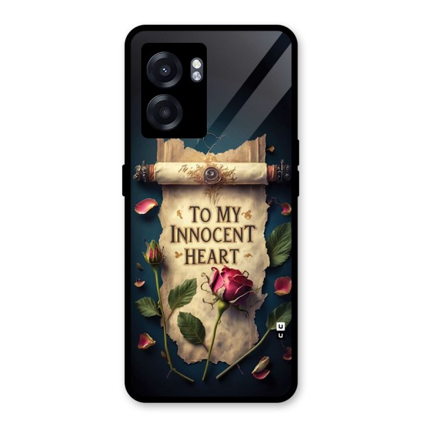 Innocence Of Heart Glass Back Case for Oppo K10 (5G)