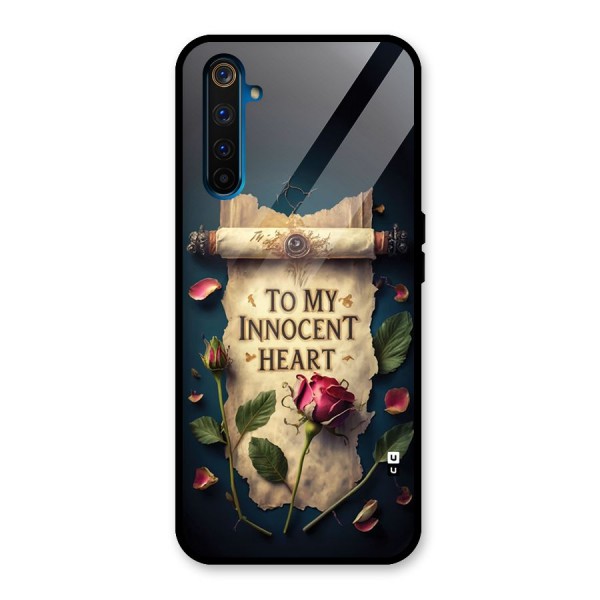 Innocence Of Heart Glass Back Case for Realme 6 Pro