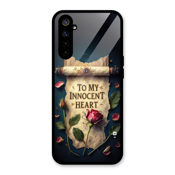 Innocence Of Heart Glass Back Case for Realme 6i