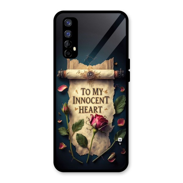 Innocence Of Heart Glass Back Case for Realme 7