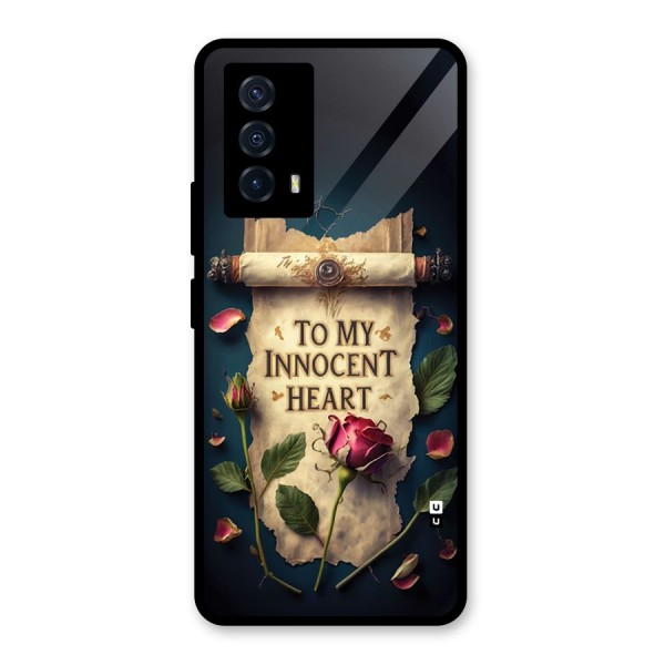 Innocence Of Heart Glass Back Case for Vivo iQOO Z5