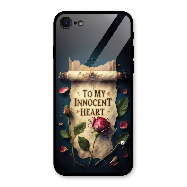 Innocence Of Heart Glass Back Case for iPhone 8