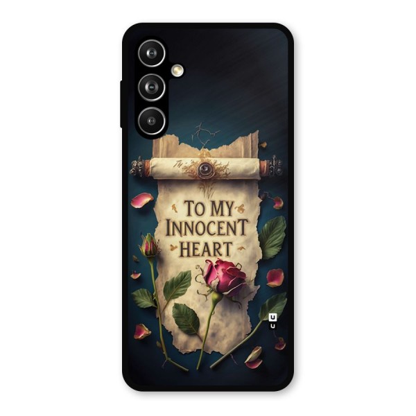 Innocence Of Heart Metal Back Case for Galaxy F54