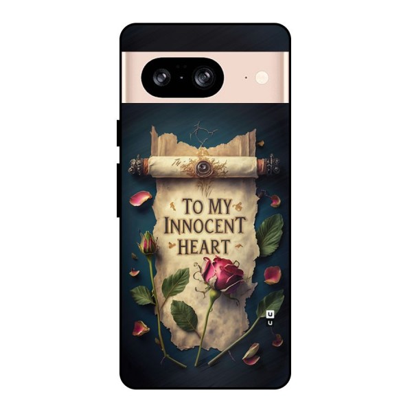 Innocence Of Heart Metal Back Case for Google Pixel 8