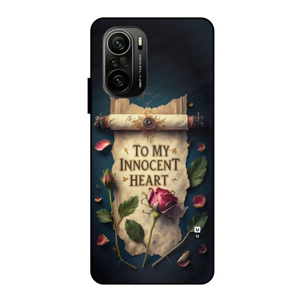 Innocence Of Heart Metal Back Case for Mi 11X Pro