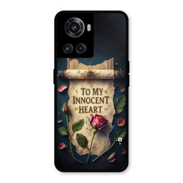 Innocence Of Heart Metal Back Case for OnePlus 10R