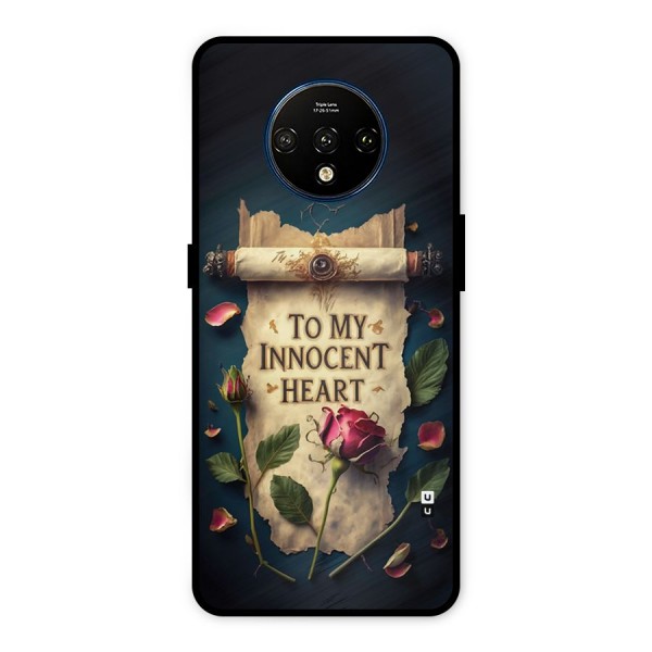 Innocence Of Heart Metal Back Case for OnePlus 7T