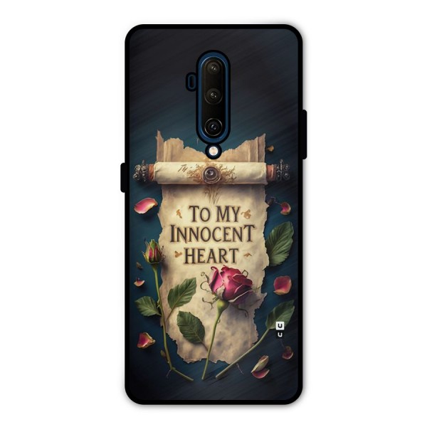 Innocence Of Heart Metal Back Case for OnePlus 7T Pro