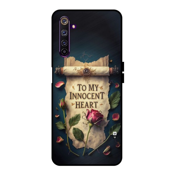 Innocence Of Heart Metal Back Case for Realme 6 Pro