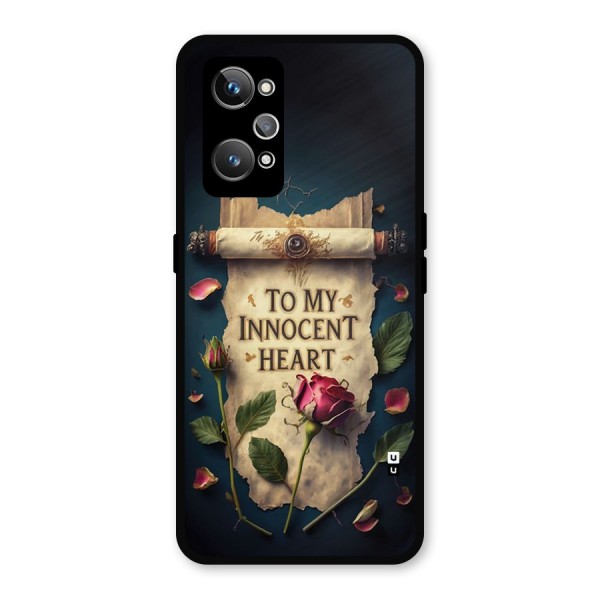 Innocence Of Heart Metal Back Case for Realme GT 2