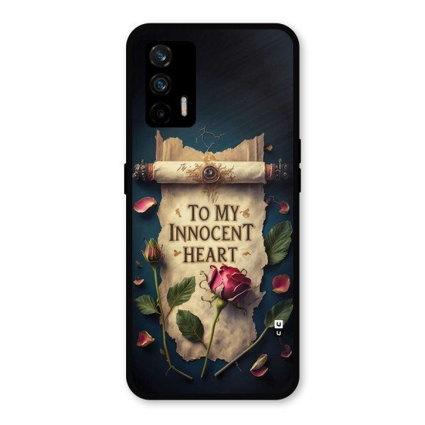 Innocence Of Heart Metal Back Case for Realme GT 5G