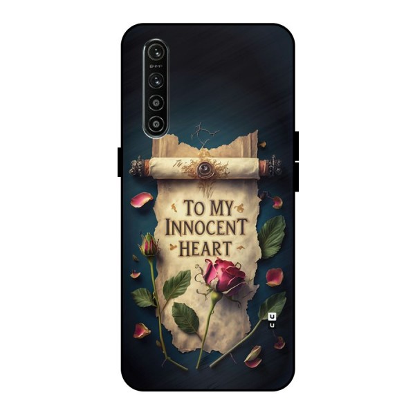 Innocence Of Heart Metal Back Case for Realme XT