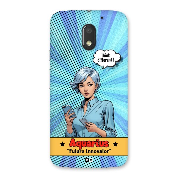 Innovative Aquarius Back Case for Moto E3 Power