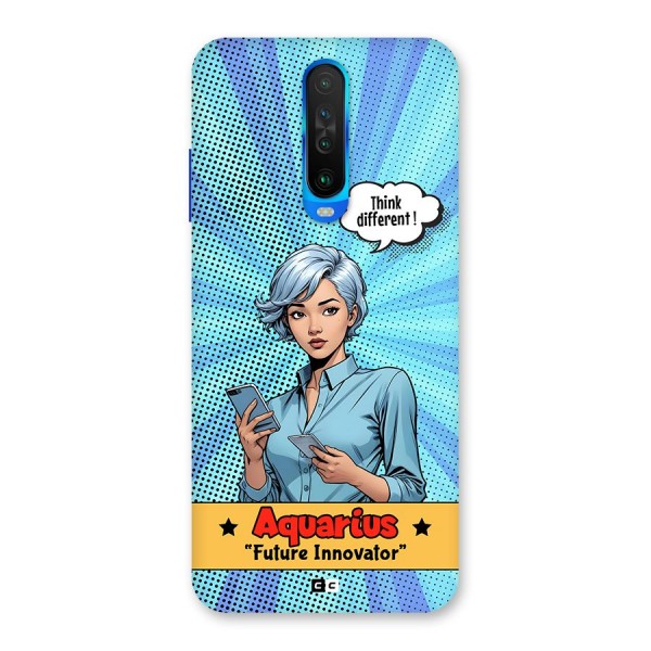 Innovative Aquarius Back Case for Poco X2