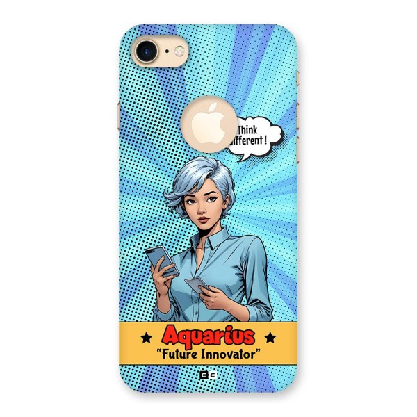 Innovative Aquarius Back Case for iPhone 8 Logo Cut