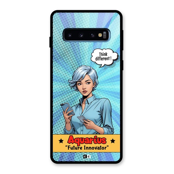 Innovative Aquarius Glass Back Case for Galaxy S10